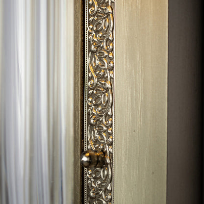 Arabesque Wall Lamp, 1 Lights, Copper, 12×36cm - Silver