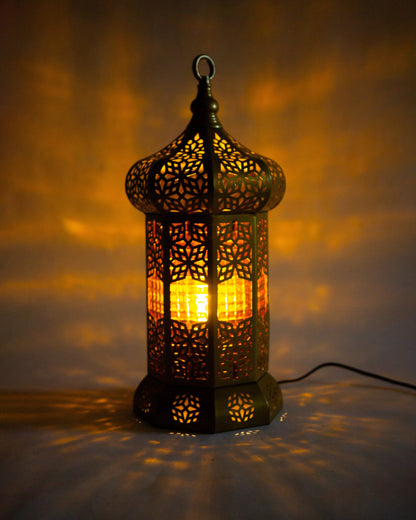 Ramadan Lantern, 1 Light, Metal, 55×32cm - Gold