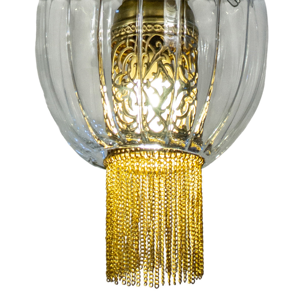 Arabesque Pendant, 1 Lights, Copper, 20×70cm - Oxide