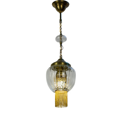 Arabesque Pendant, 1 Lights, Copper, 20×70cm - Oxide