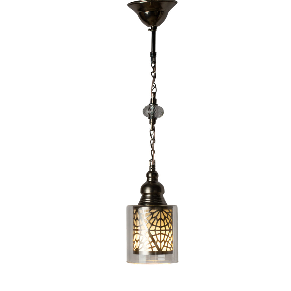 Arkt Pendant, 1 Lights, Copper, 13×60cm - Silver