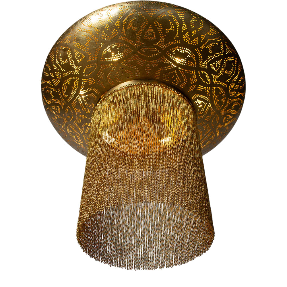 Pendant, 6 Lights, Copper, 50×105cm - Oxide