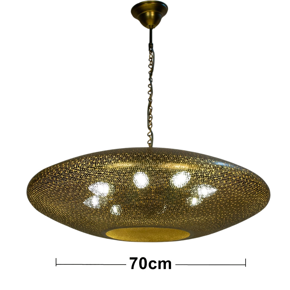 Pendant, 8 Lights, Copper, 70×50cm - Oxide