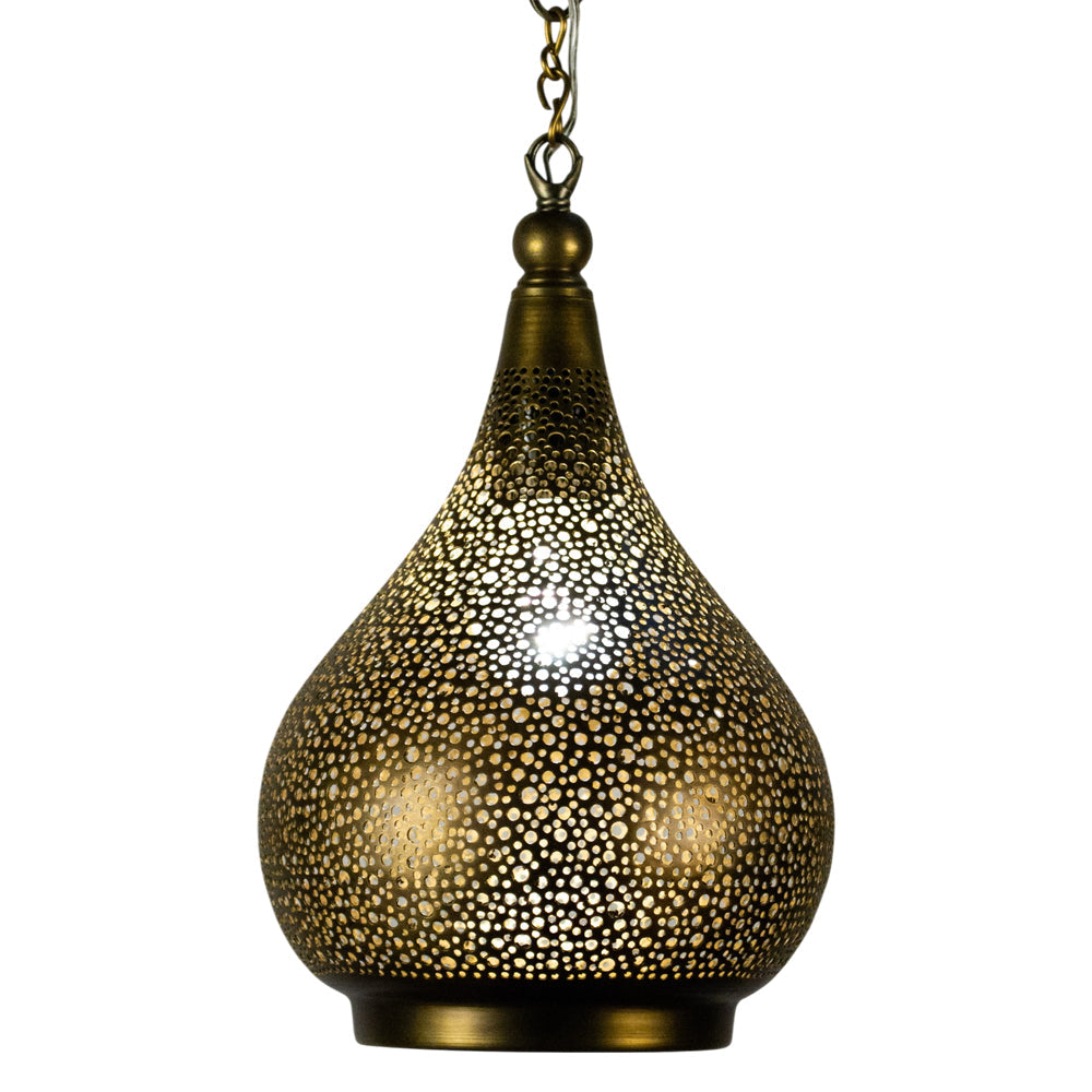 Tulip Pendant, 1 Lights, Copper, 22×63cm - Oxide