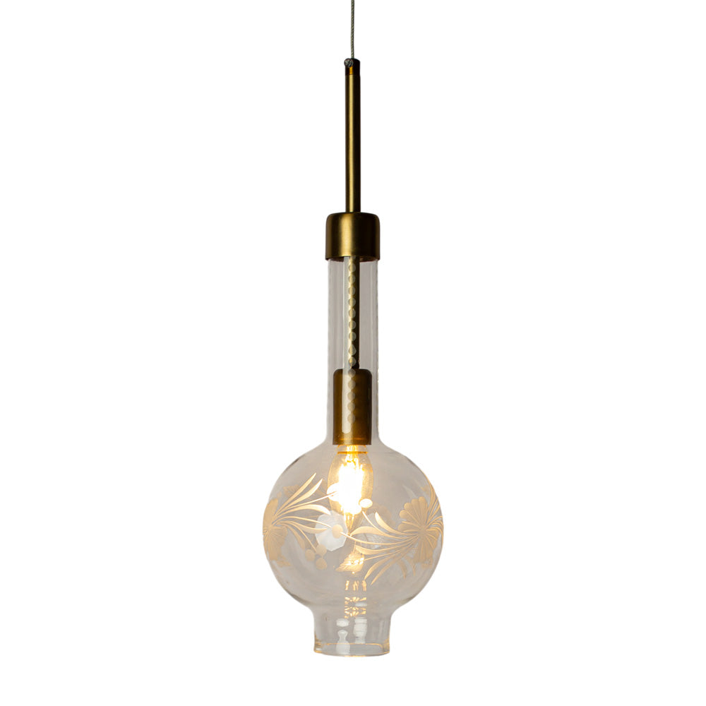 Pendant, 1 Lights, Copper, 10×45cm - Oxide
