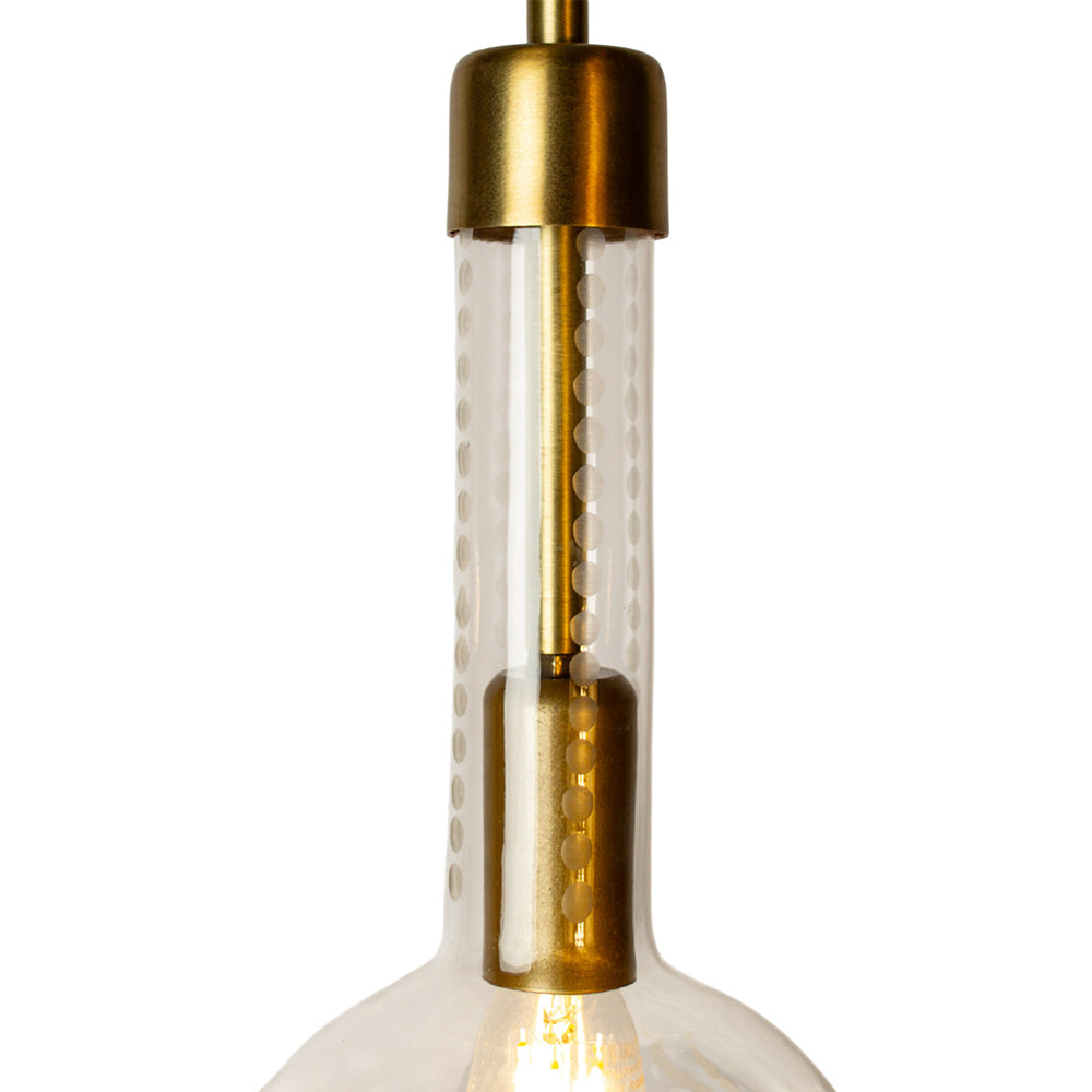 Pendant, 1 Lights, Copper, 10×45cm - Oxide