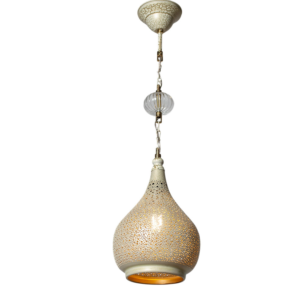 Tulip Pendant, 1 Lights, Metal, 22×63cm - Whitey