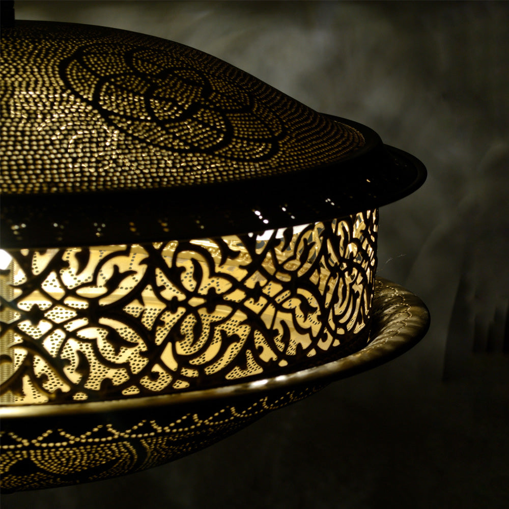 Pendant, 4 Lights, Copper, 48×65cm - Oxide