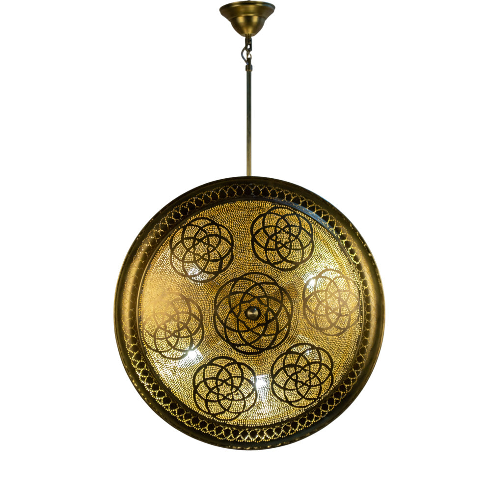 Pendant, 5 Lights, Copper, 55×70cm - Oxide