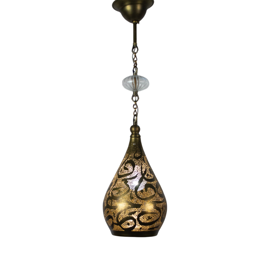 Pendant, 1 Lights, Copper, 17×60cm - Oxide