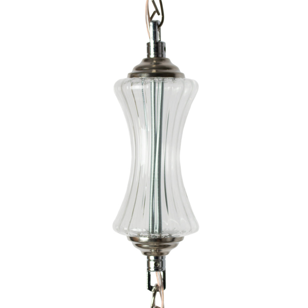 Arabesque Pendant, 1 Lights, Copper, 14×65cm - Silver