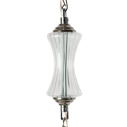 Arabesque Pendant, 1 Lights, Copper, 14×65cm - Silver