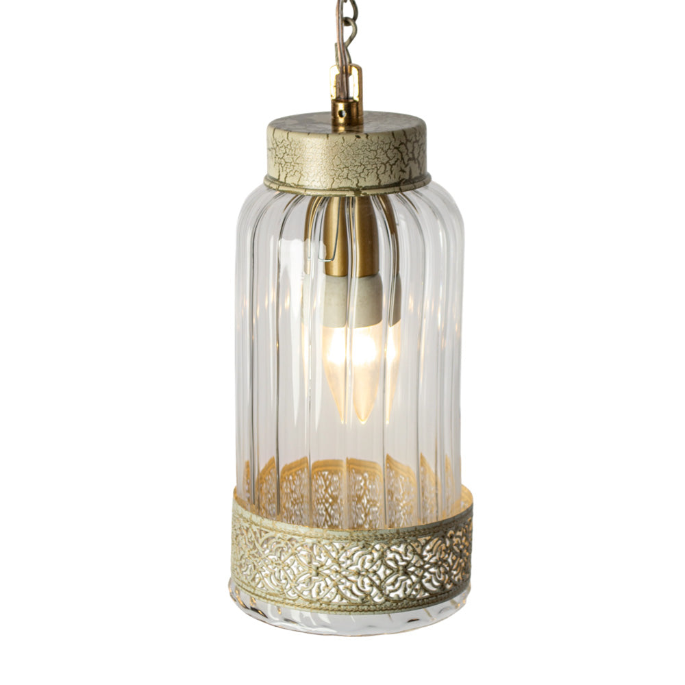 Arabesque Pendant, 1 Lights, Copper, 14×65cm - Whitey