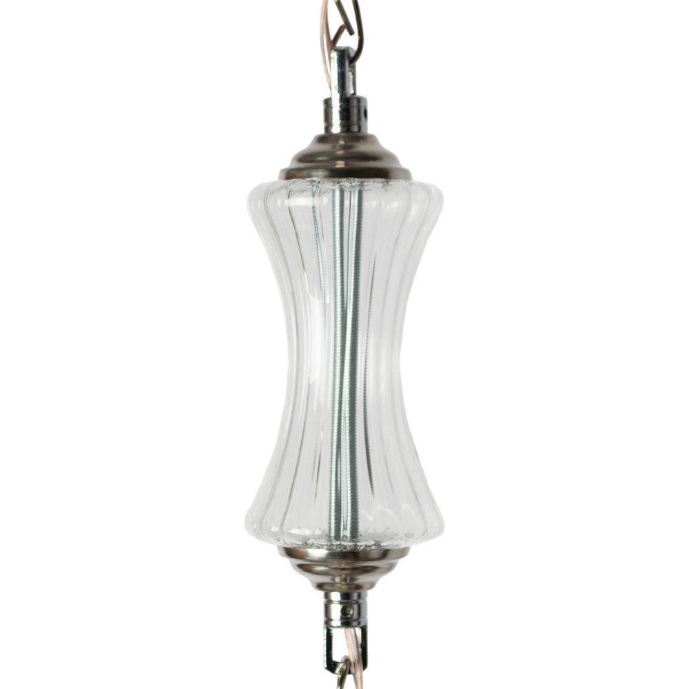 Arabesque Pendant, 1 Lights, Copper, 14×70cm - Silver