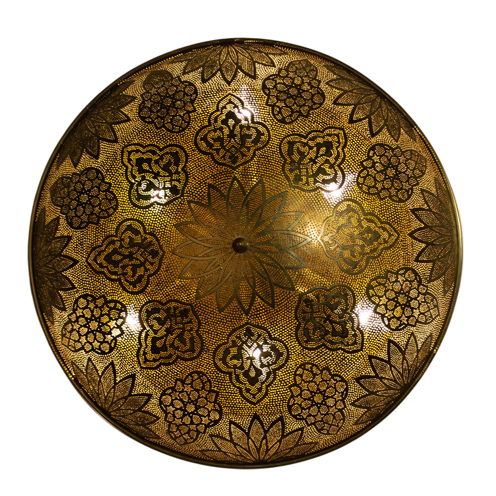 Flush Light, 6 Lights, Copper, 50×50 cm - Oxide