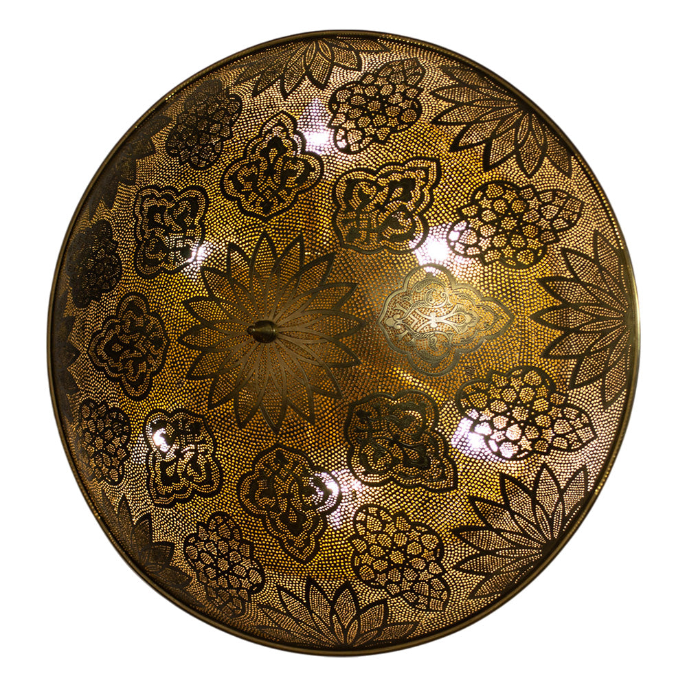 Flush Light, 6 Lights, Copper, 50×50 cm - Oxide