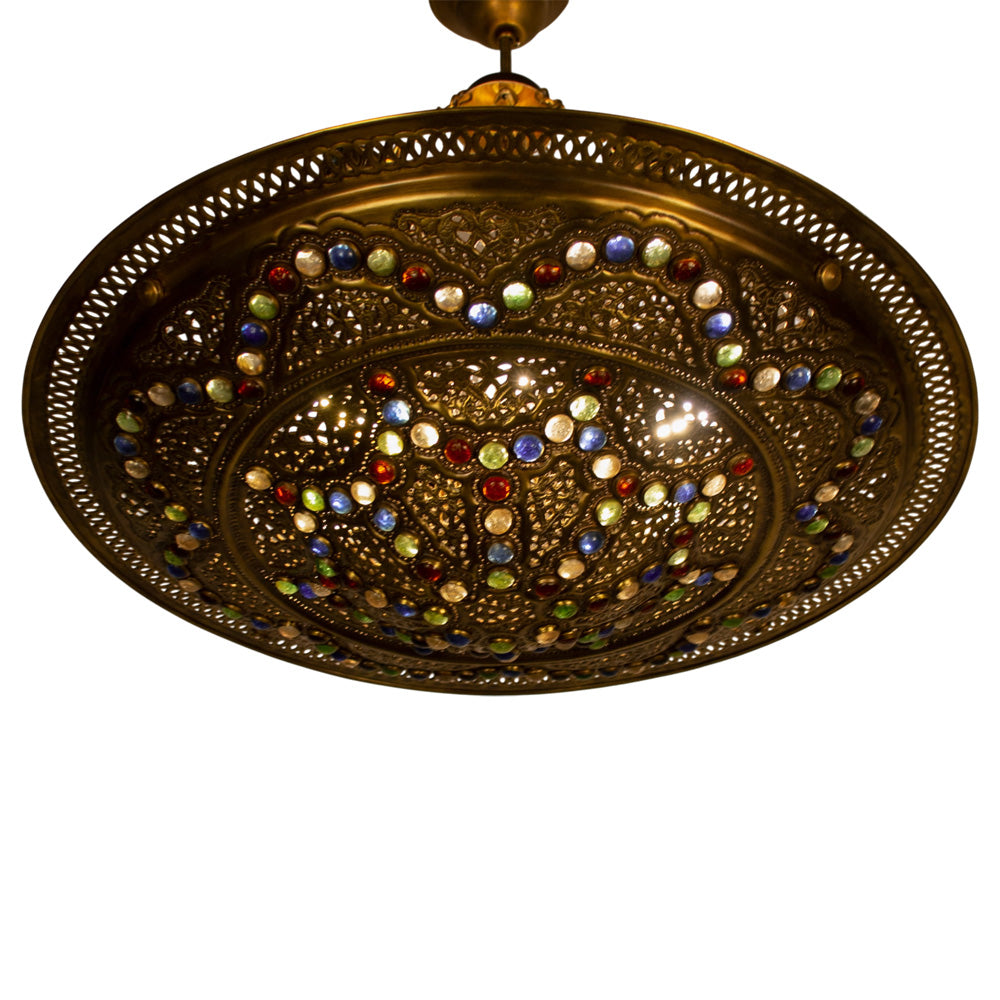 Flush Light, 6 Lights, Copper, 60×50 cm - Oxide