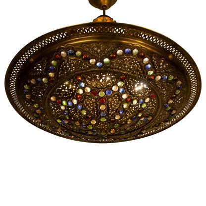 Flush Light, 6 Lights, Copper, 60×50 cm - Oxide