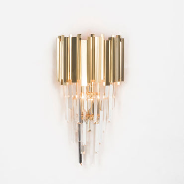 Raisa 3 Lights Gold Wall Lamp