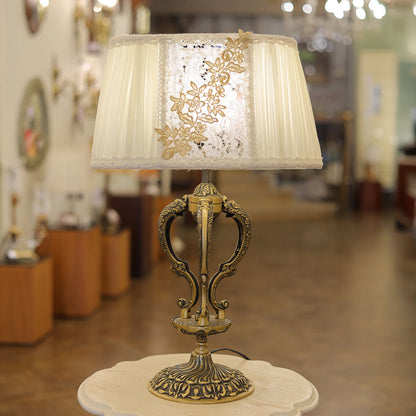 Table Lamp, 1 Lights, Brass Italian Bronze - أباجورة، 1 لمبة، نحاس برونز إيطالي