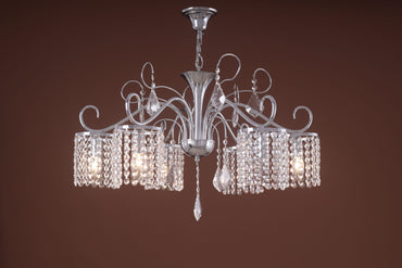 chandelier 5 arms 1525-5 silver