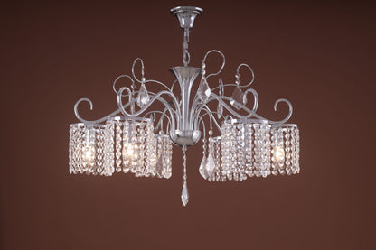 chandelier 5 arms 1525-5 silver
