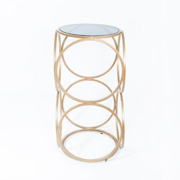 Circle 60cm Gold Table