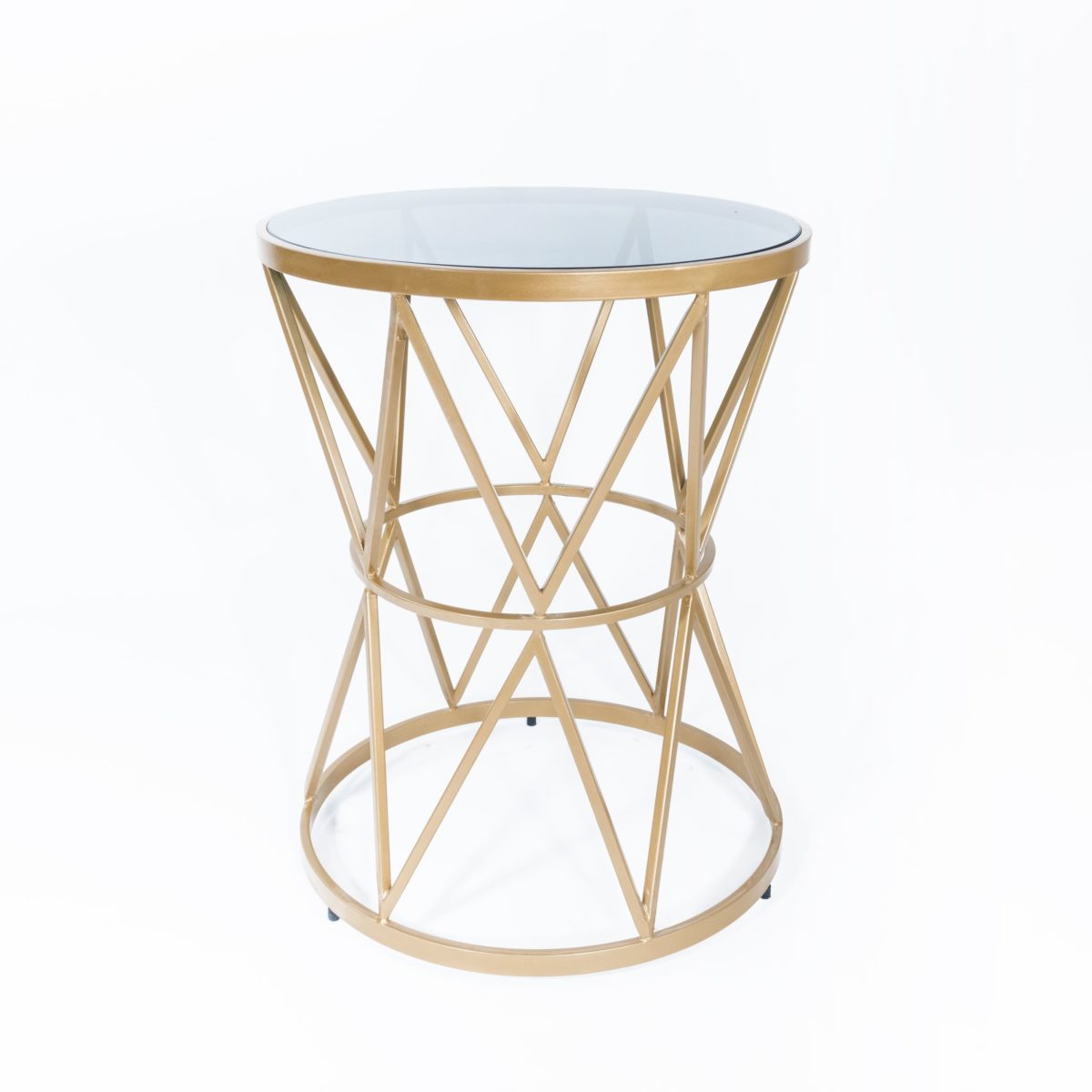 ترابيزة مثلثة ذهبية 60 سم