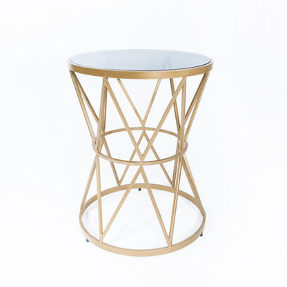 ترابيزة مثلثة ذهبية 60 سم