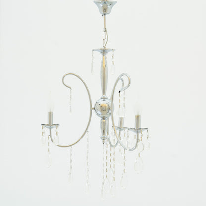 Rona Chandelier, 3 Lights, Metal, 50×70cm - Chrome
