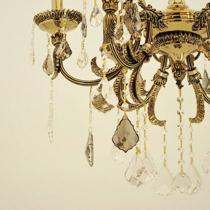 نجفة ذهبية بستة لمبة من تاووس