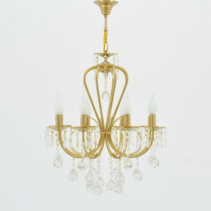 Kora Chandelier, 8 Lights, Metal, 62×80cm - Gold