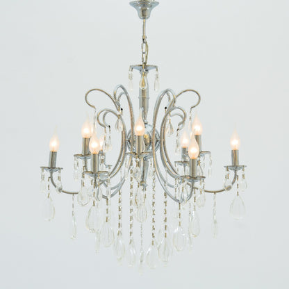 Rona Chandelier 12 Lights Chrome