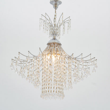 Aveiro Chandelier, 5 Lights, Metal, 70×50cm - Silver