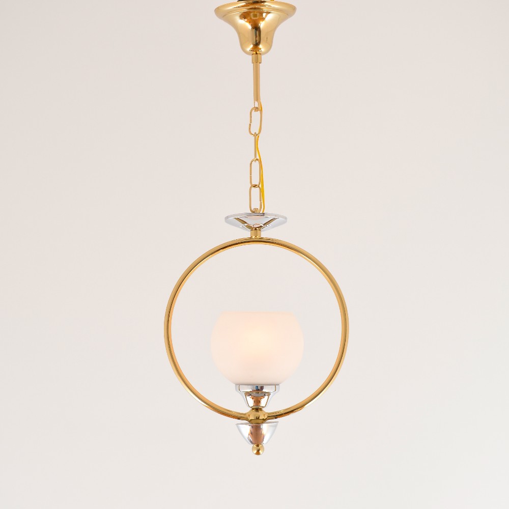 Ring 1 Light Chrome Pendant