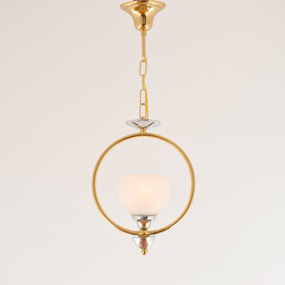 Ring 1 Light Chrome Pendant