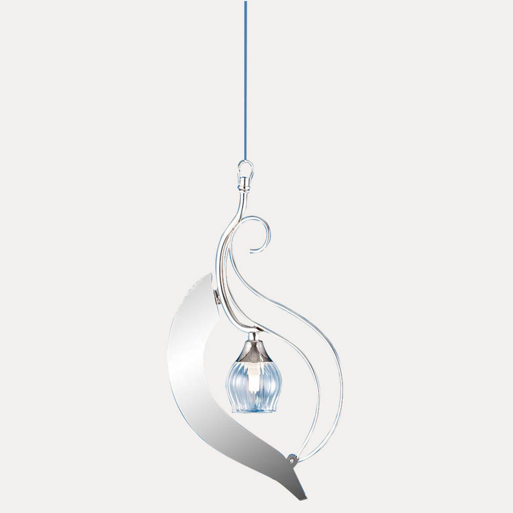 Blade 1 Light Chrome Pendant