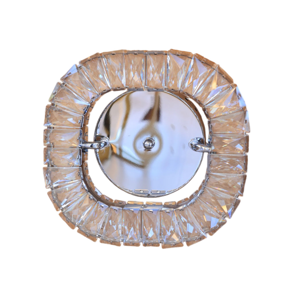 Luna Wall Lamp, LED, Stainless Steel, 26×25cm - Gold - ابليك القمر، ليد، استانلس ستيل، 26×25 سم - ذهبي