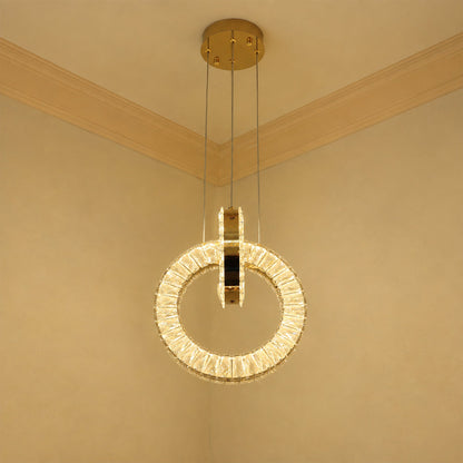 Harmony LED Chandelier,Stainless Steel, 60×30*20cm - PVD -نجفة ليد هارموني، ستانلس ستيل، 60×30*20 سم - PVD