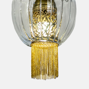 Pendant Lamp - oxidized chains