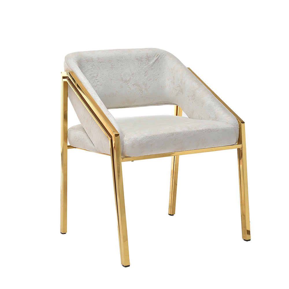 Titanic chair with upholstery 20124 PVD