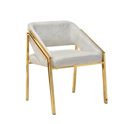 Titanic chair with upholstery 20124 PVD