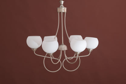 6-arms chandelier 40121 matte nickel ( Bundle 3 pieces )