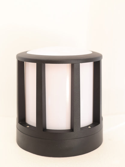 فانوس دائري، بلاستيك/ألومنيوم، 265×290 مم أسود من قنديل مصر - Outdoor Lamp, Aluminum/plastic, 265×290mm Black|Kandil Egypt