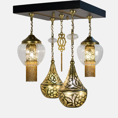 Square pendant - Chains