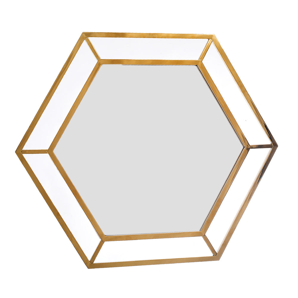 Hexagonal round mirror code 3280 PVD