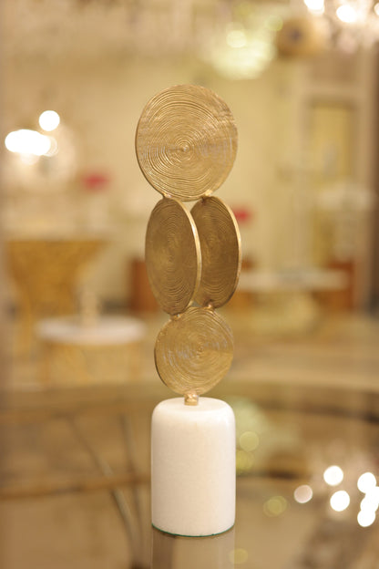 ملحق فينورد، قاعدة رخامية أسطوانية من النحاس، رقم 71204900، لامع