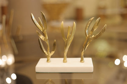 ملحق نبات الصبار، قاعدة رخامية مستطيلة، نحاس لامع 71204300