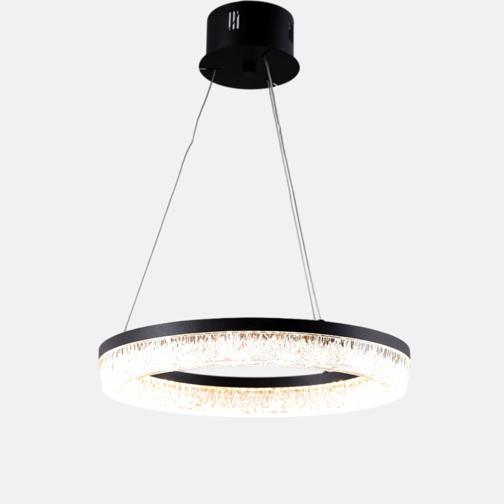 Alexa Chandelier, Metal, 40×50cm - Black