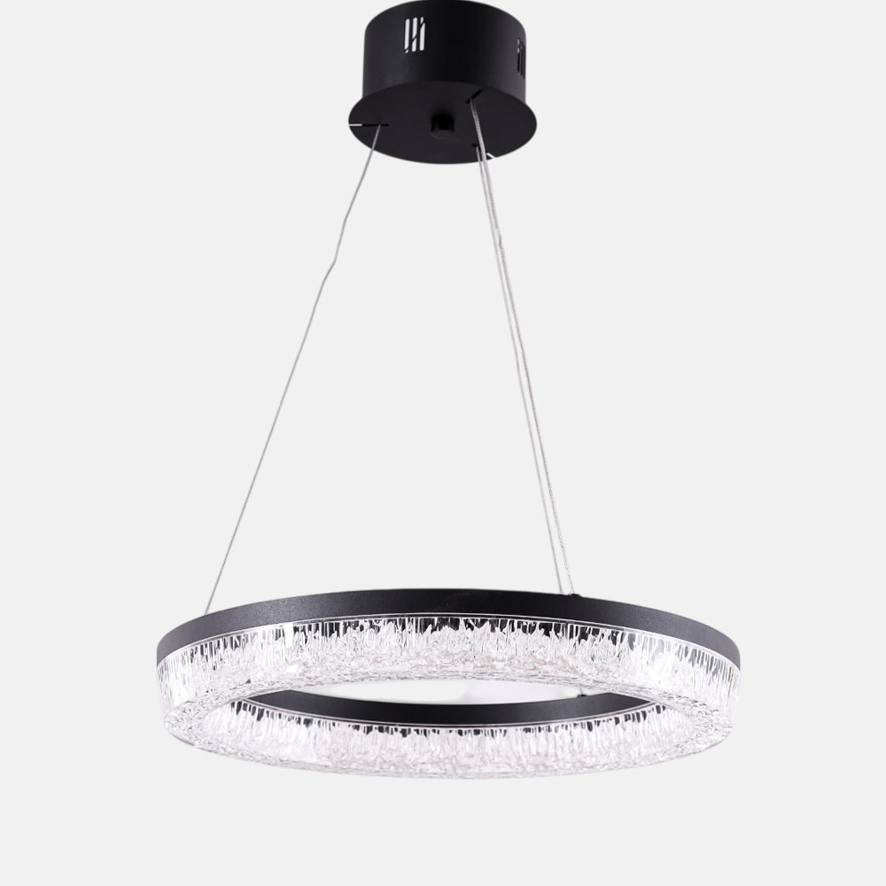 Alexa Chandelier, Metal, 40×50cm - Black